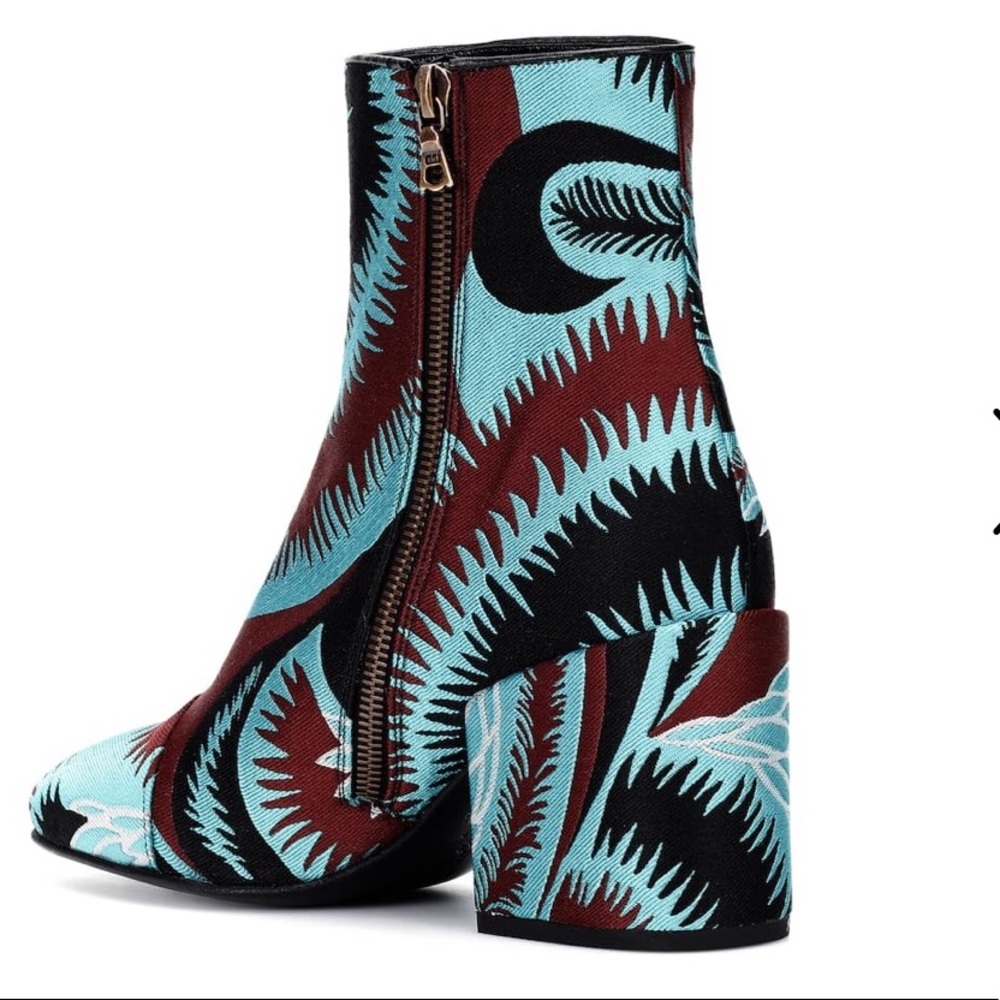 Patterned Dries Van Noten Booties - image 2